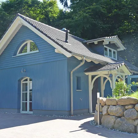 Blaues Strandhaus