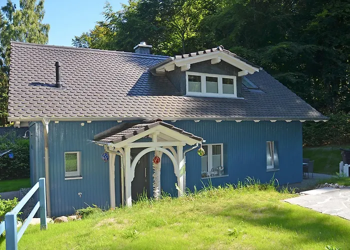 بيت للعطل Blaues Strandhaus