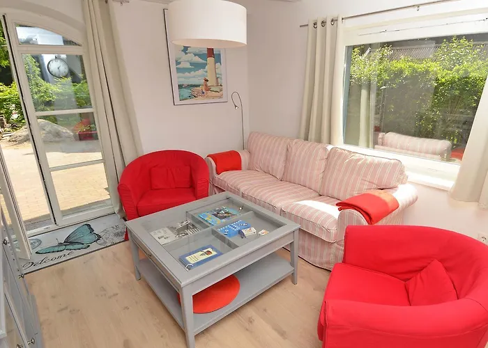 Blaues Strandhaus